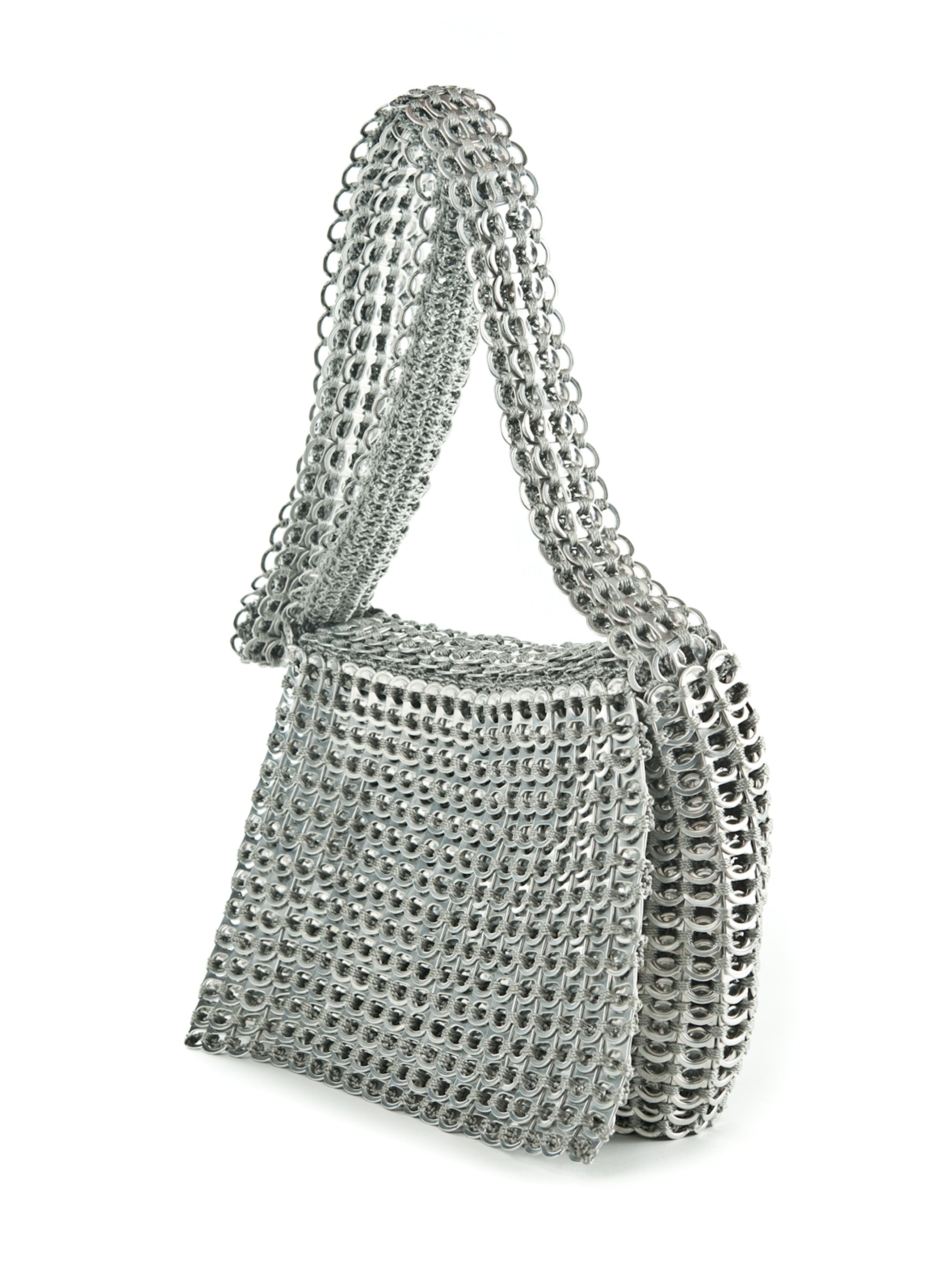 Socorro Handmade Recycled Bag Silver Escama Studio