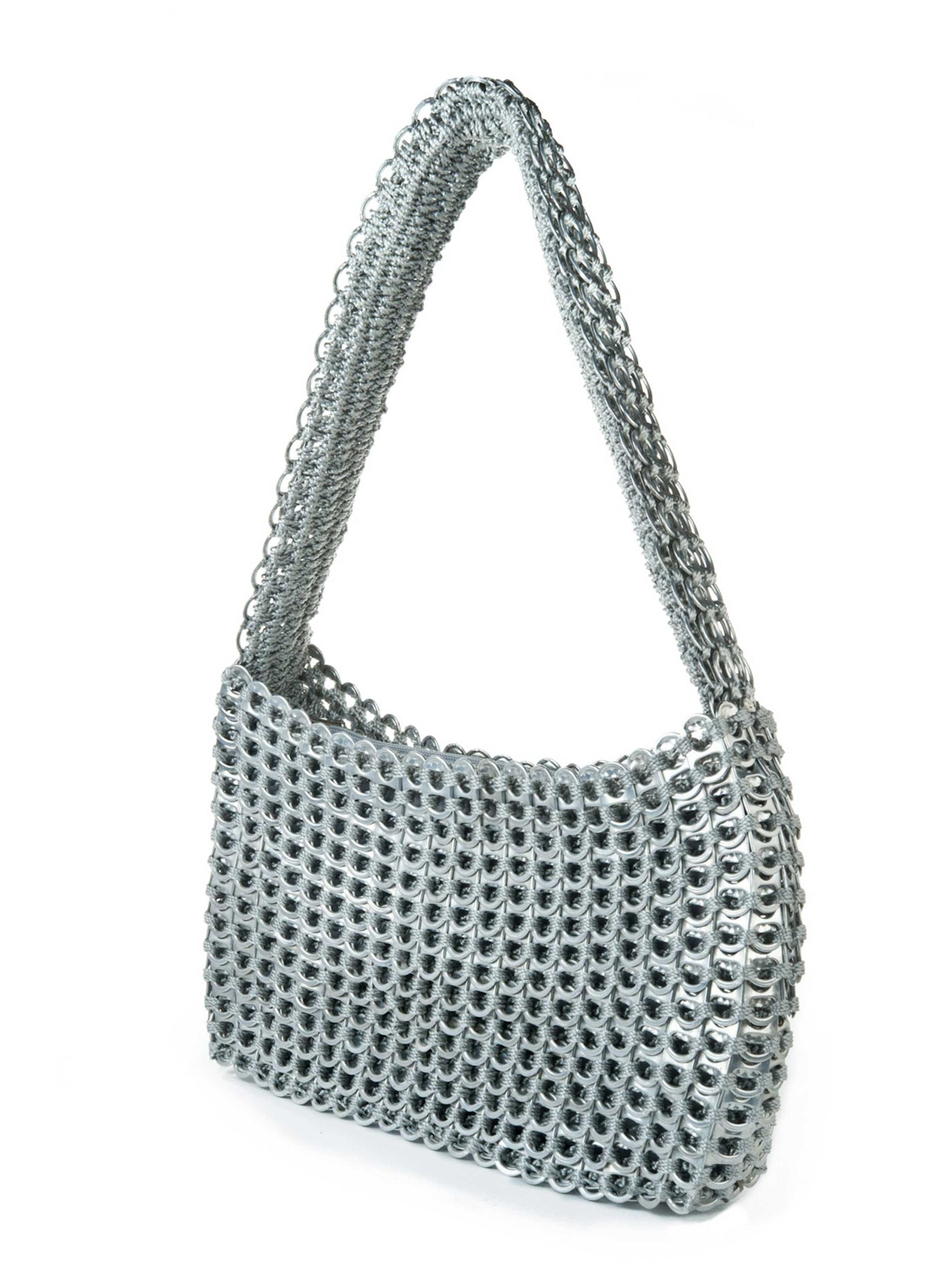 Socorro Handmade Recycled Bag Silver Escama Studio